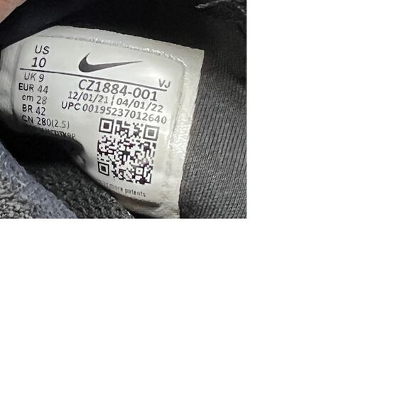 Nike Free Run 5.0 Black White (2021) Mens 10 - Picture 8 of 8